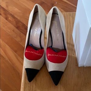 Gorgeous Suede Jean-Michel Cazabat size 38 heel